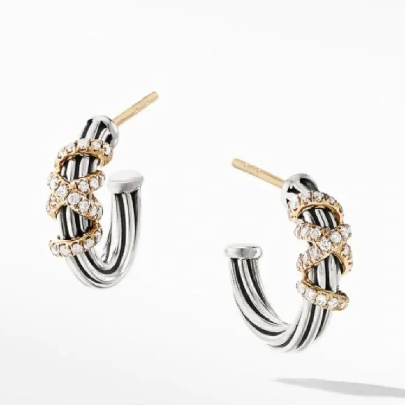 Earring David Yurman Helena Collection DY Helena Small Hoop